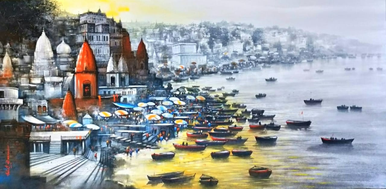 AH28 - Banaras Ghat Series