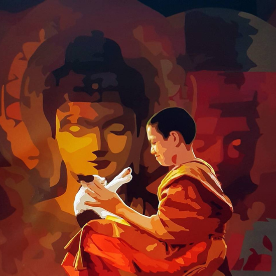 Monk - Buddha